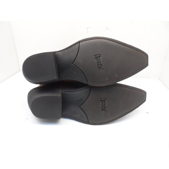 Laredo Men's 10" Cowboy Pointed Toe Leather Western Boots 70002 Brown Size 9D - Picture 5 of 8